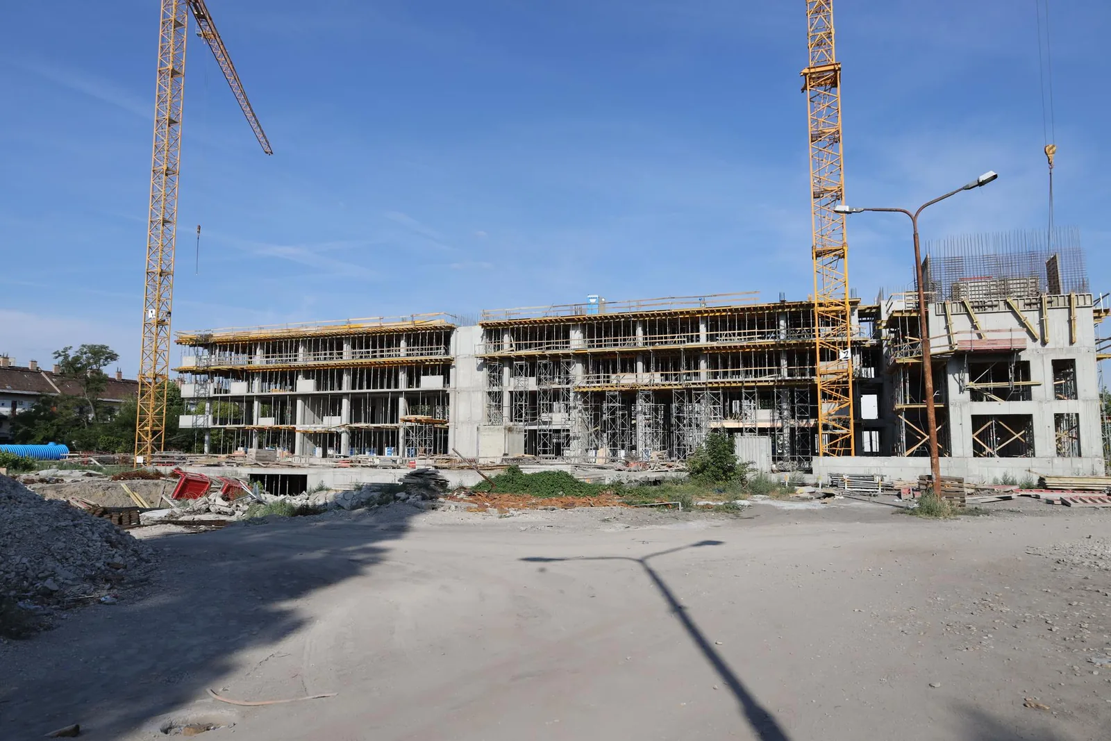 New Palace építkezés – 2022 Július