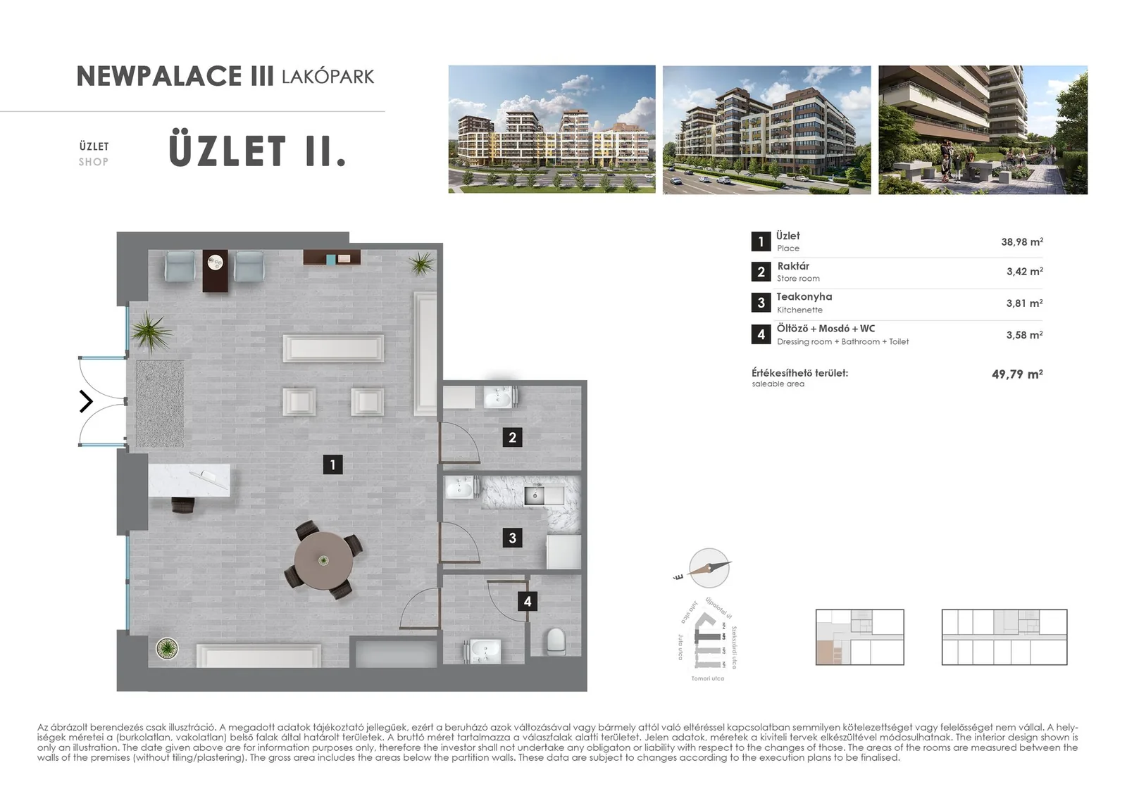 New Palace III Üzlet II.