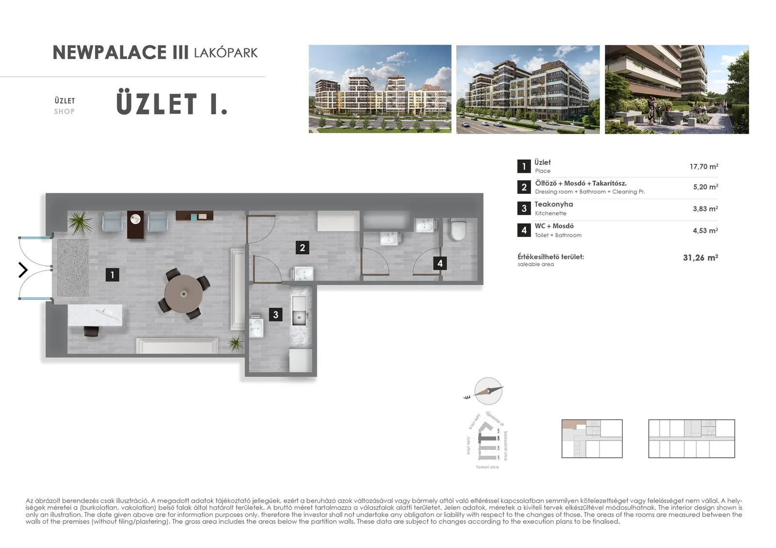 New Palace III Üzlet I.