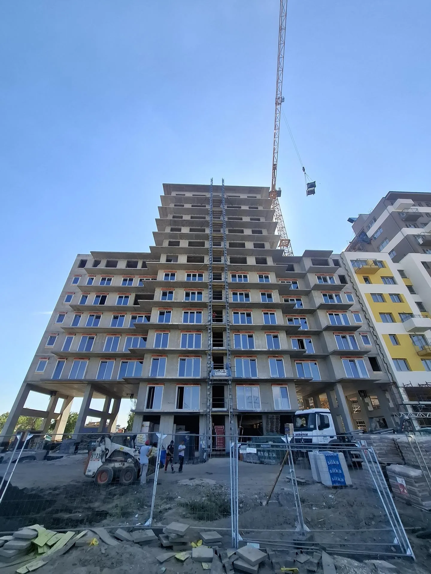 New Palace építkezés – III. ütem homlokzata – 2025 Szeptember