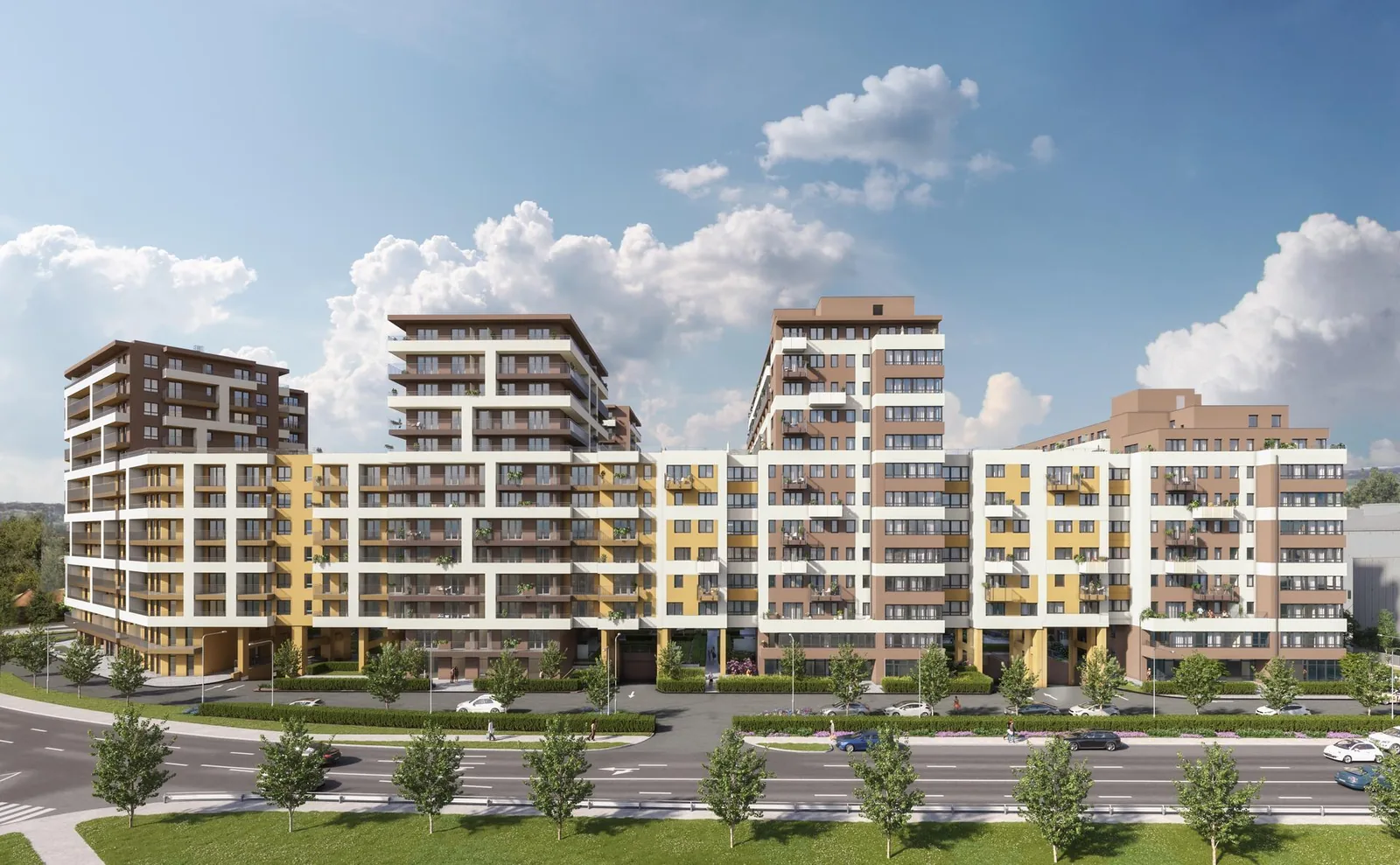 A New Palace lakópark látványterve – 6. nézet