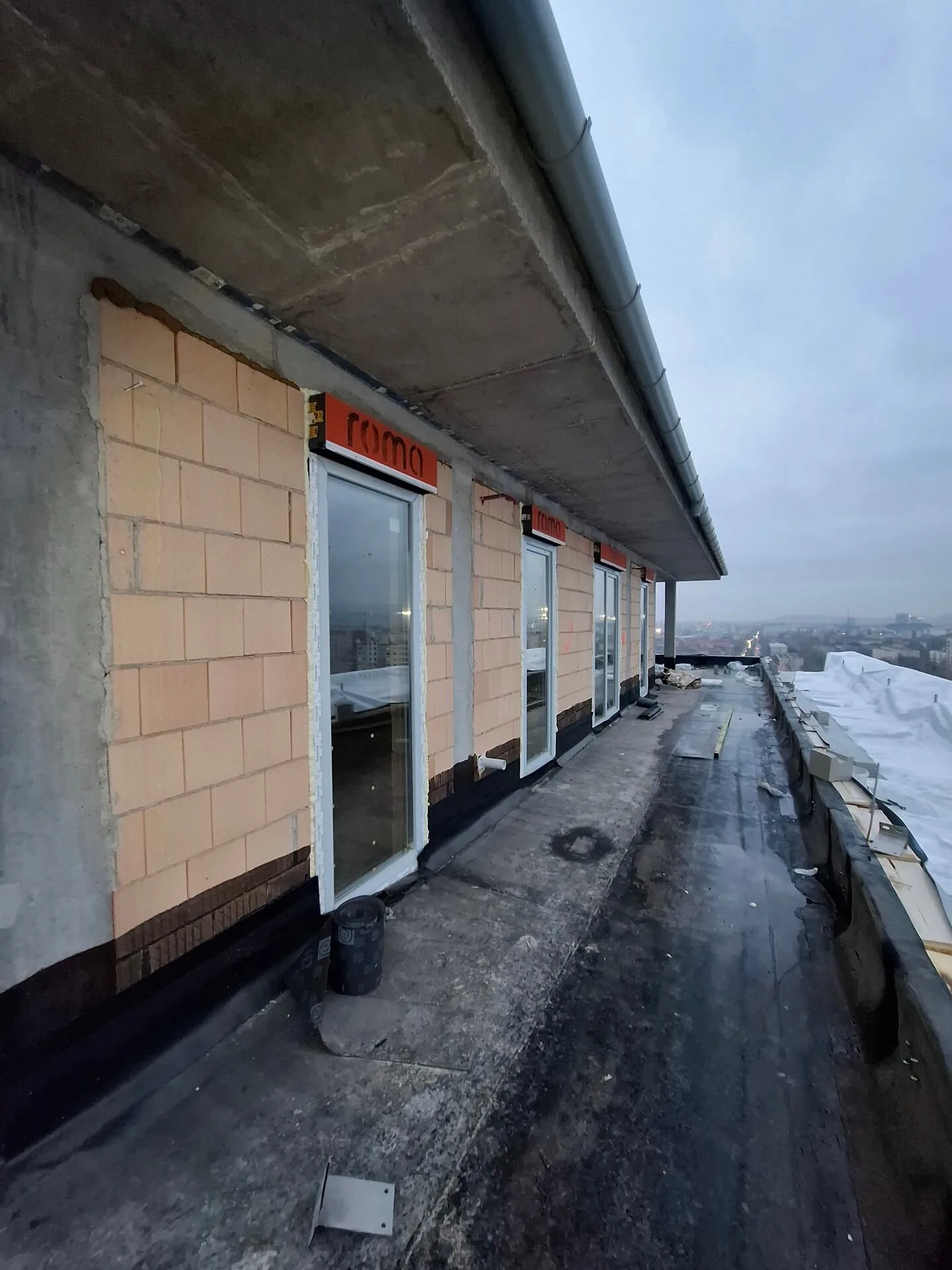 New Palace építkezés – III. ütem Magas emeleti erkély – 2025 November